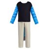 XYYEA Halloween Children's Avatar cosplay role-playing tights bodysuit cosplay costume
