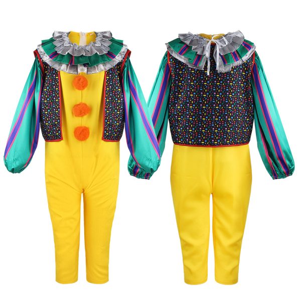 XYYEA Halloween Costume IT Cosplay Costume Pennywise Cosplay Pennywise IT Cosplay
