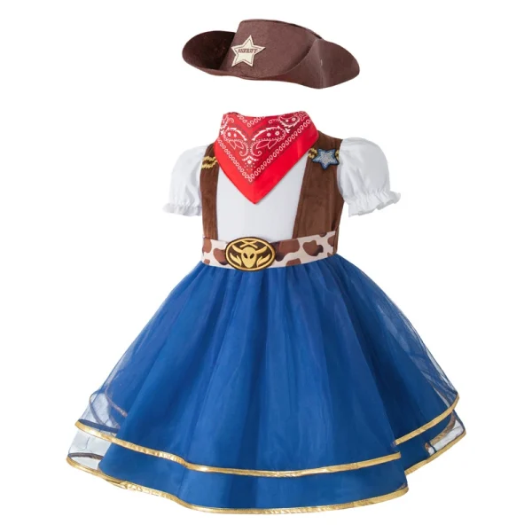 XYYEA Holiday Party Princess Dress up Halloween Cowgirl Costume for Kid