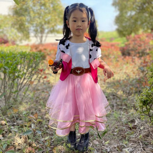 XYYEA Western Cowboy Easter Birthday Party Fancy Dress up Halloween Cool Girl Cowgirl Dress