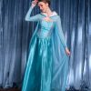 High Quality Ladies Fluffy Blue Princess Dress Anime Cosplay Costume Elegant Queen Princess Dress
