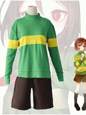 XYYEA Anime Undertale Cosplay Prototype Mission Frisk Chara Cos Suit