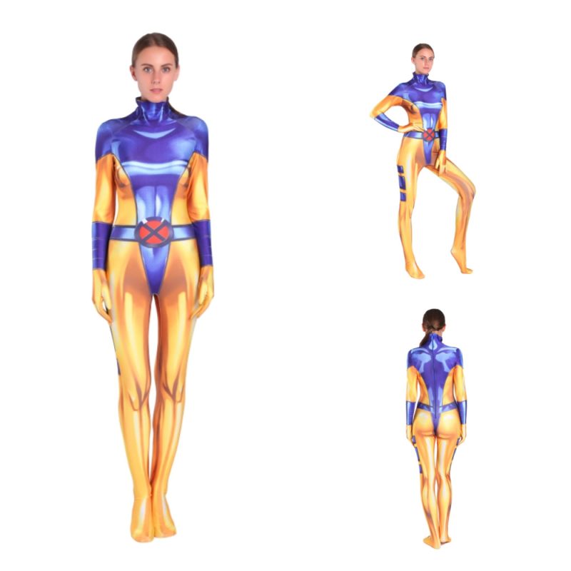 XYYEA Halloween cosplay costume1997X-Men cosplay jumpsuit Cyclops Magneto