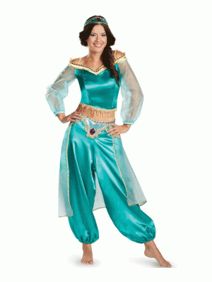 XYYEA Women's Jasmine Costume Princess Costume for Girls Dress up Birthday Halloween Party