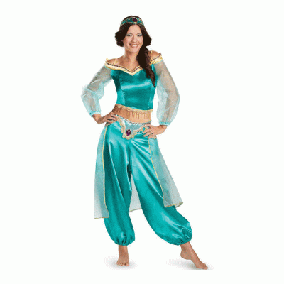 XYYEA Women's Jasmine Costume Princess Costume for Girls Dress up Birthday Halloween Party