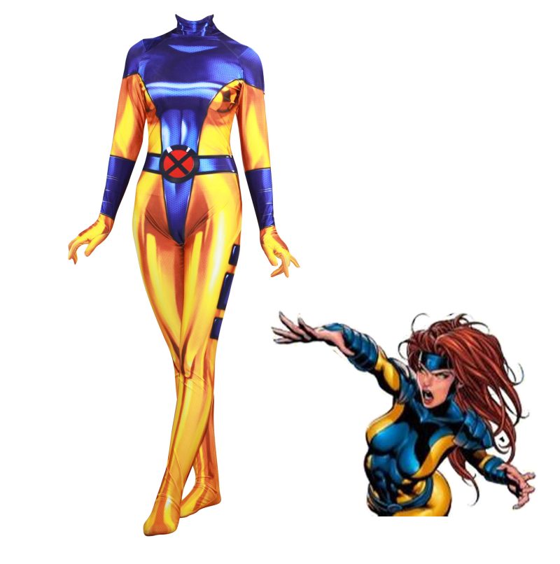 XYYEA Halloween cosplay costume1997X-Men cosplay jumpsuit Cyclops Magneto