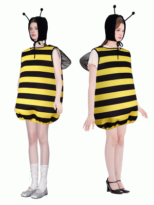 Funny Cosplay Stage Costume Party Bee Clothing Honey Bee Adult Cosplay Carnival Animal Costume