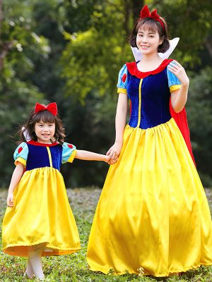 XYYEA Deluxe Adult Halloween Snow White Cosplay Costumes Stage Dress