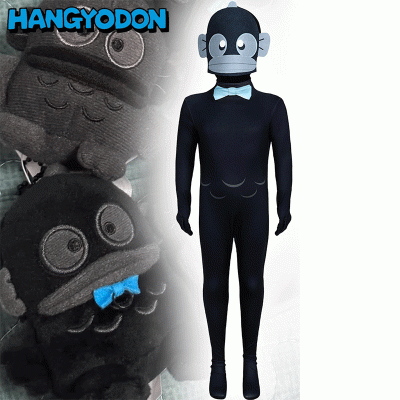 1 XYYEA Halloween sanrio ugly hangyodon fish role play jumpsuit cosplay costume