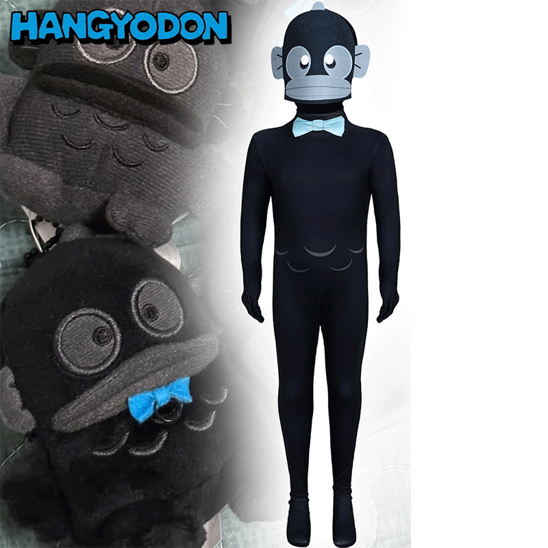 XYYEA Halloween sanrio ugly hangyodon fish role play jumpsuit cosplay costume