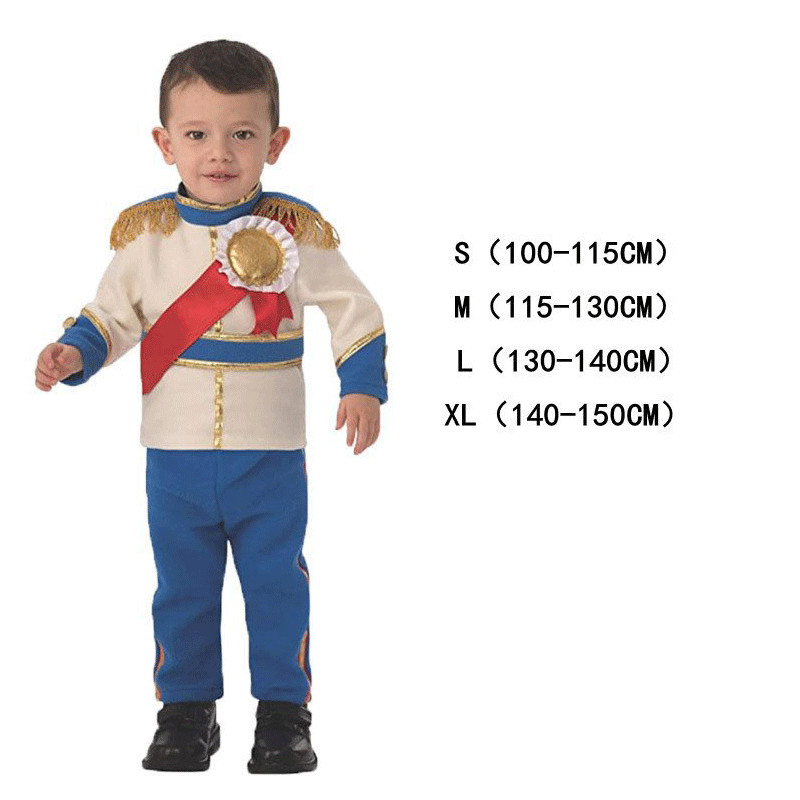 Prince Charming Costume Prince Dress up Medieval Royal Prince Outfit Costume for Kids Boys
