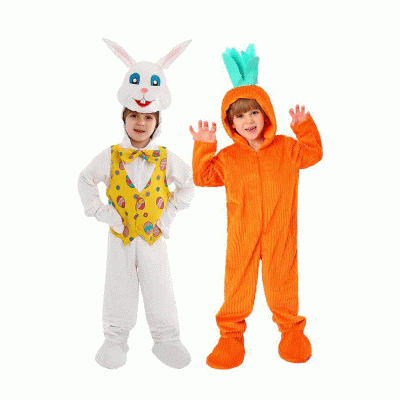 Best Costume Kid Bunny Costume Easter White Rabbit and Cartoon Children Costume Bunny Dress