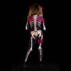 Halloween Scary Skeleton Costume Kids Family Horror Skull Jumpsuit Carnival Party