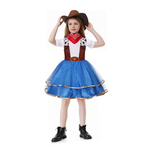 XYYEA Western Cowboy Easter Birthday Party Fancy Dress up Halloween Cool Girl Cowgirl Dress