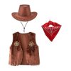 XYYEA Western Cowboy Easter Birthday Party Fancy Dress up Halloween Cool Girl Cowgirl Dress