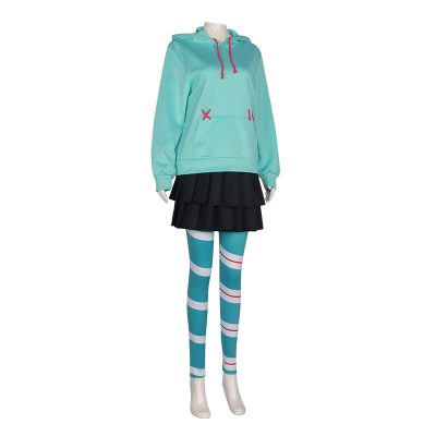 Halloween Vanellope Von Schweetz Cosplay Costume Ralph Breaks the Internet Vanellope's Anime Costumes