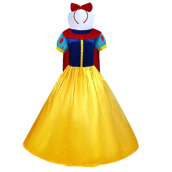 XYYEA Deluxe Adult Halloween Snow White Cosplay Costumes Stage Dress