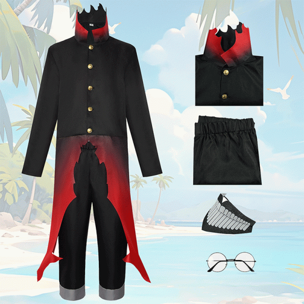 XYYEA Japan Anime Dandadan Ken Takakura Cosplay Halloween Comic Dan Da Dan Okarun Costume