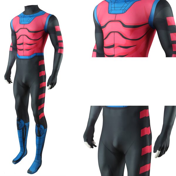 XYYEA Halloween cosplay costume1997X-Men cosplay jumpsuit Cyclops Magneto