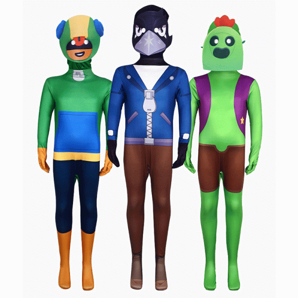 XYYEA New Arrival Halloween Costume Brawl Stars Game Cosplay Costume