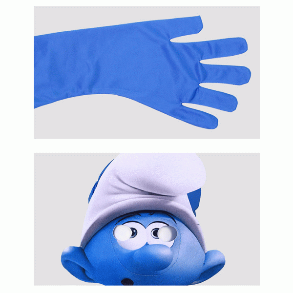 2 XYYEA Halloween smurfs cosplay costume role play jumpsuit stage performance costumes
