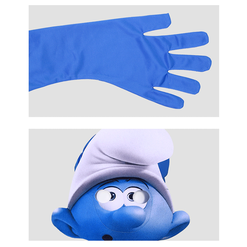 XYYEA Halloween smurfs cosplay costume role play jumpsuit stage performance costumes