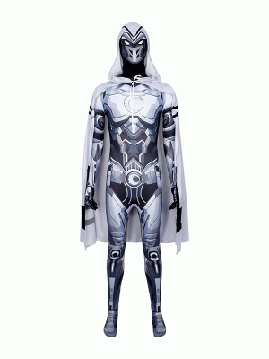 XYYEA New Halloween Costumes Marvel Battle Moonlight Knight Cosplay Tight Jumpsuit