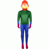 XYYEA Halloween Costume Pop Mart Rainbow Weeping Doll Cosplay Costume Jumpsuit Dodo Girl