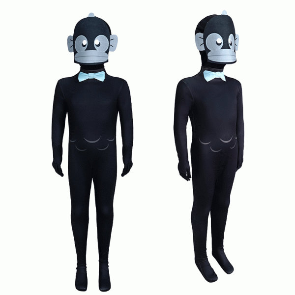 XYYEA Halloween sanrio ugly hangyodon fish role play jumpsuit cosplay costume