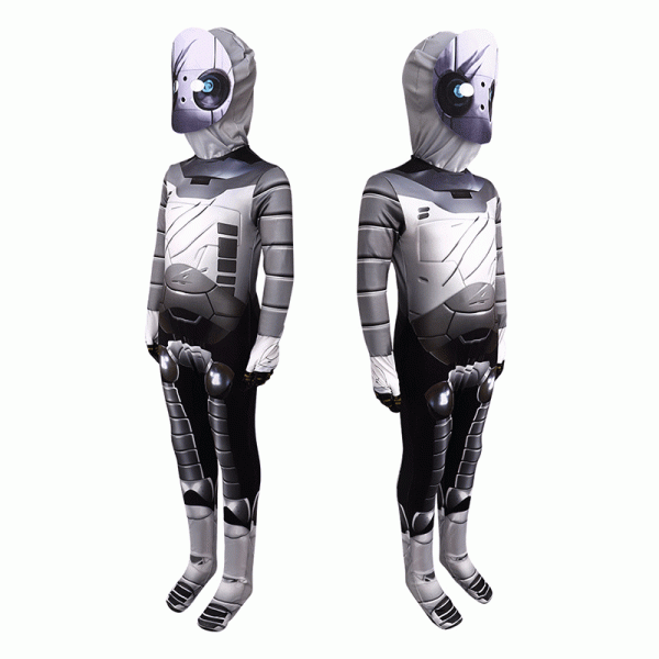 2 XYYEA New arrival The Wild Robot cosplay jumpsuit role playing costume