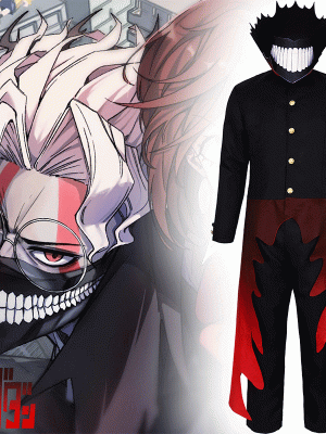 XYYEA Japan Anime Dandadan Ken Takakura Cosplay Halloween Comic Dan Da Dan Okarun Costume