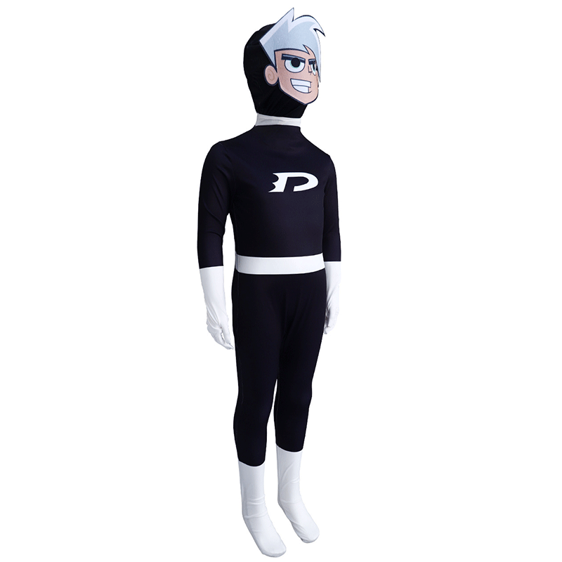 XYYEA Halloween Children's Animation Costume Danny Phantom Cosplay Costume
