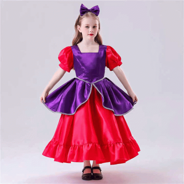 3 New Design Kids Halloween Carnival Role Play Costume Movie Fairy Tale Princess Dresses for Girls