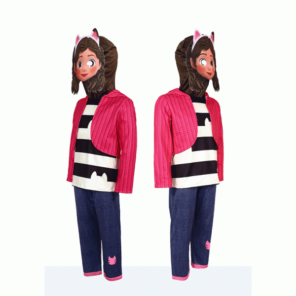 XYYEA Gabby's Dollhouse role play cosplay costume holidays children's cartoon set