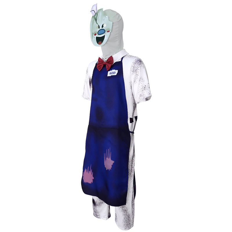 XYYEA Halloween role-playing costume suit horror ice cream Rod cosplay costume
