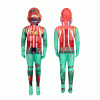 Halloween costume tomato head cosplay costume jumpsuit tomatoide