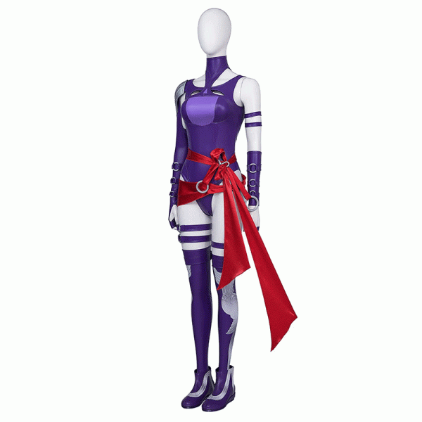 XYYEA Halloween Costume Marvel Battle Psylocke Role Play Cosplay Costume