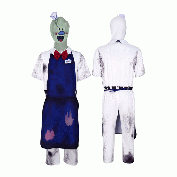 5 XYYEA Halloween role-playing costume suit horror ice cream Rod cosplay costume