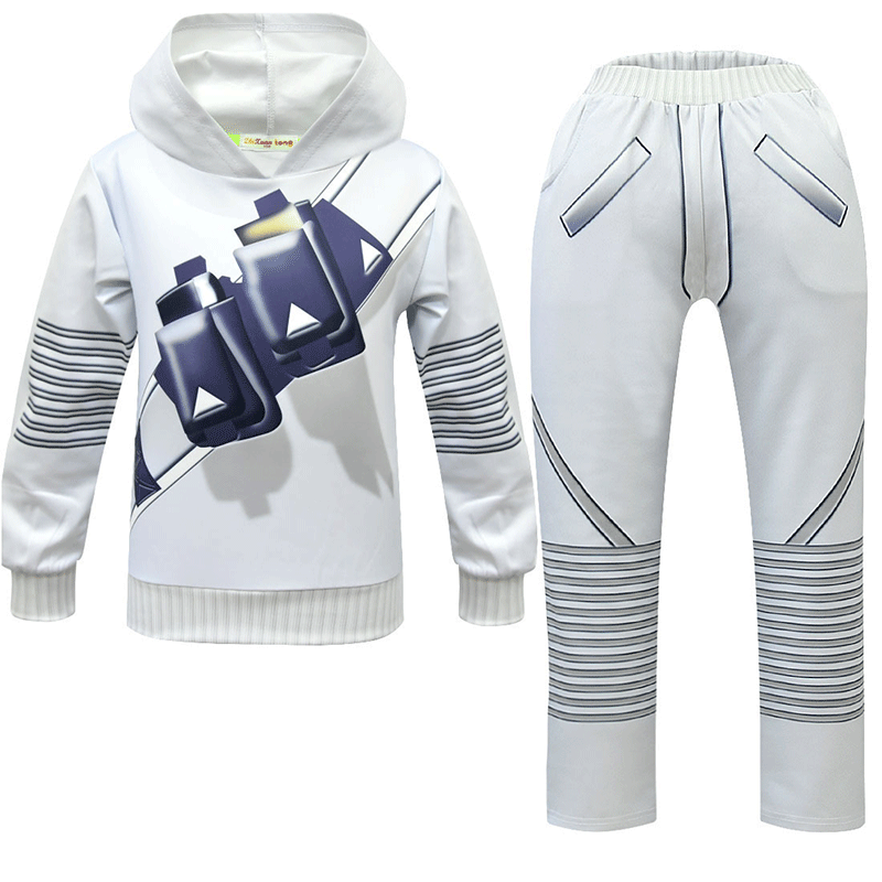 Marshmallow sweater suit American DJ Marshmello role play stage performance costume