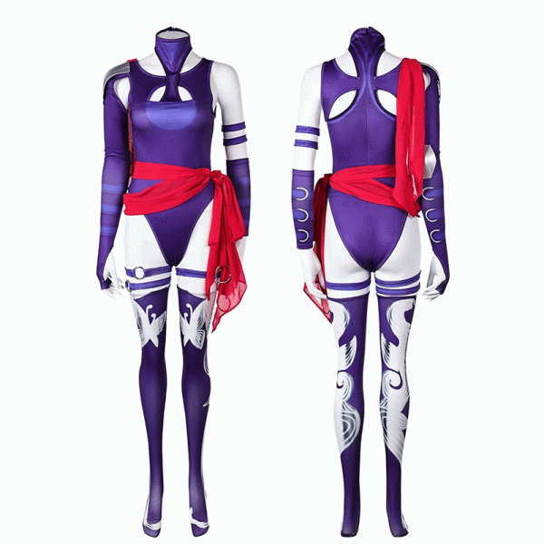 XYYEA Halloween Costume Marvel Battle Psylocke Role Play Cosplay Costume