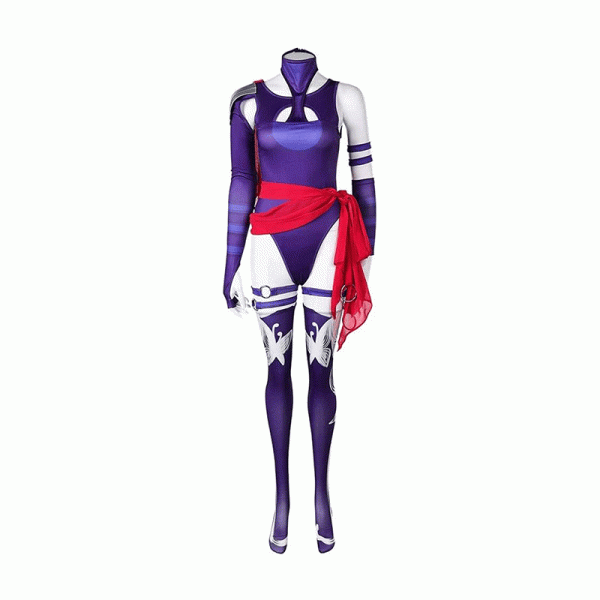 XYYEA Halloween Costume Marvel Battle Psylocke Role Play Cosplay Costume