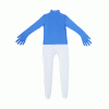 XYYEA Halloween smurfs cosplay costume role play jumpsuit stage performance costumes