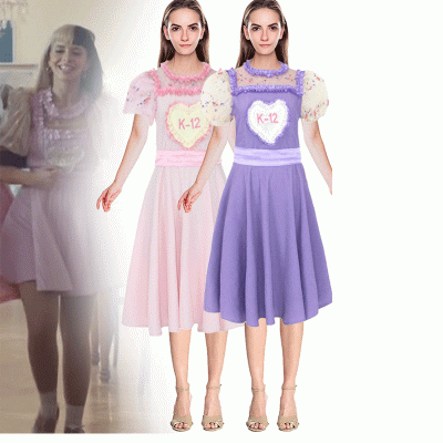 Crybaby Goes to School K-12 cosplay costume purple pink dress stage performance costume