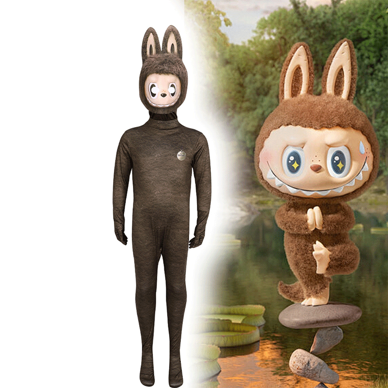XYYEA Halloween Costume POPMART Bubble Martelabubu Cosplay Costume Jumpsuit