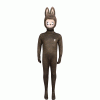 XYYEA Halloween Costume POPMART Bubble Martelabubu Cosplay Costume Jumpsuit