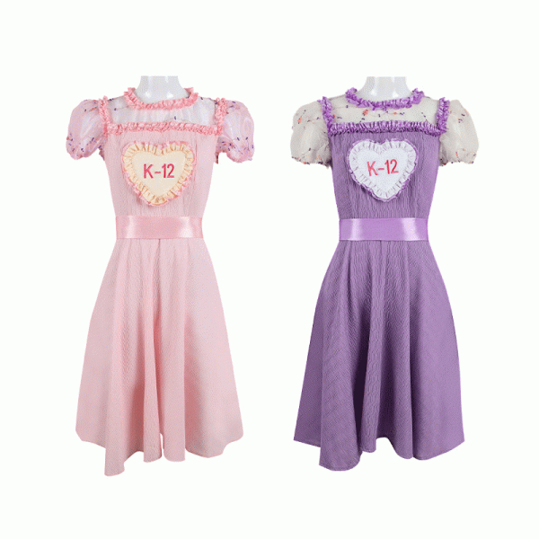 Crybaby Goes to School K-12 cosplay costume purple pink dress stage performance costume