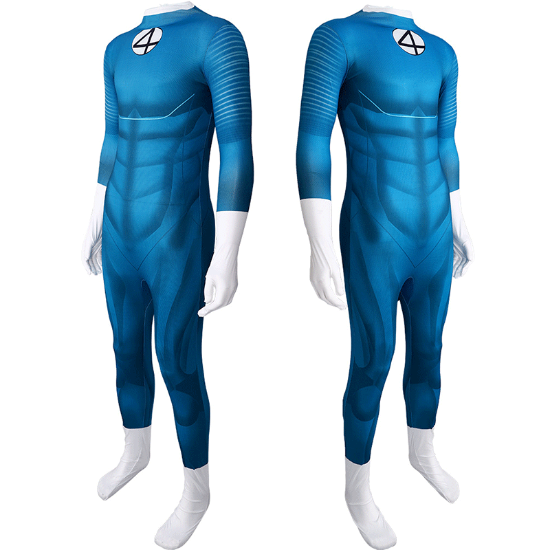 XYYEA Fantastic Four cosplay jumpsuit Marvel role-playing Halloween costume
