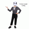 Halloween costume cos Jack Skeleton men's full set of men and women cosplay mask Christmas Eve