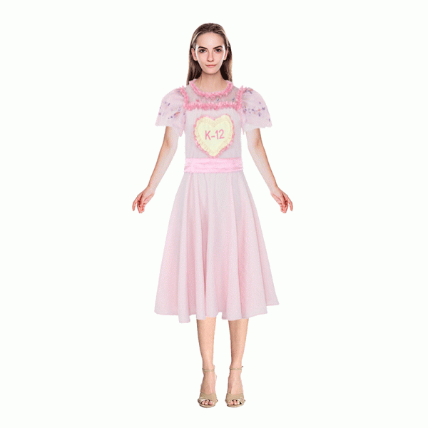Crybaby Goes to School K-12 cosplay costume purple pink dress stage performance costume