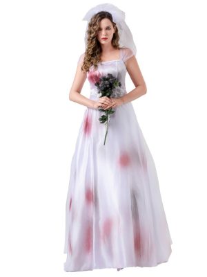 Ghost Bride Costume Dress for Adult